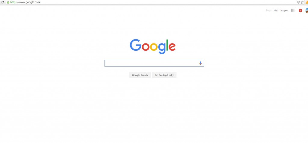 google homepage
