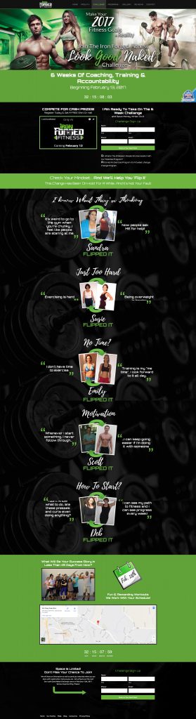 fitness website template 