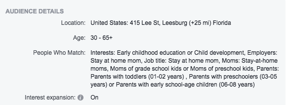 education case study target demographics