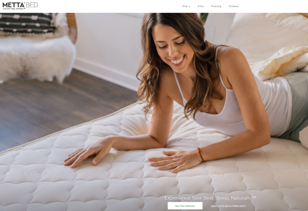 face hero shot website desing