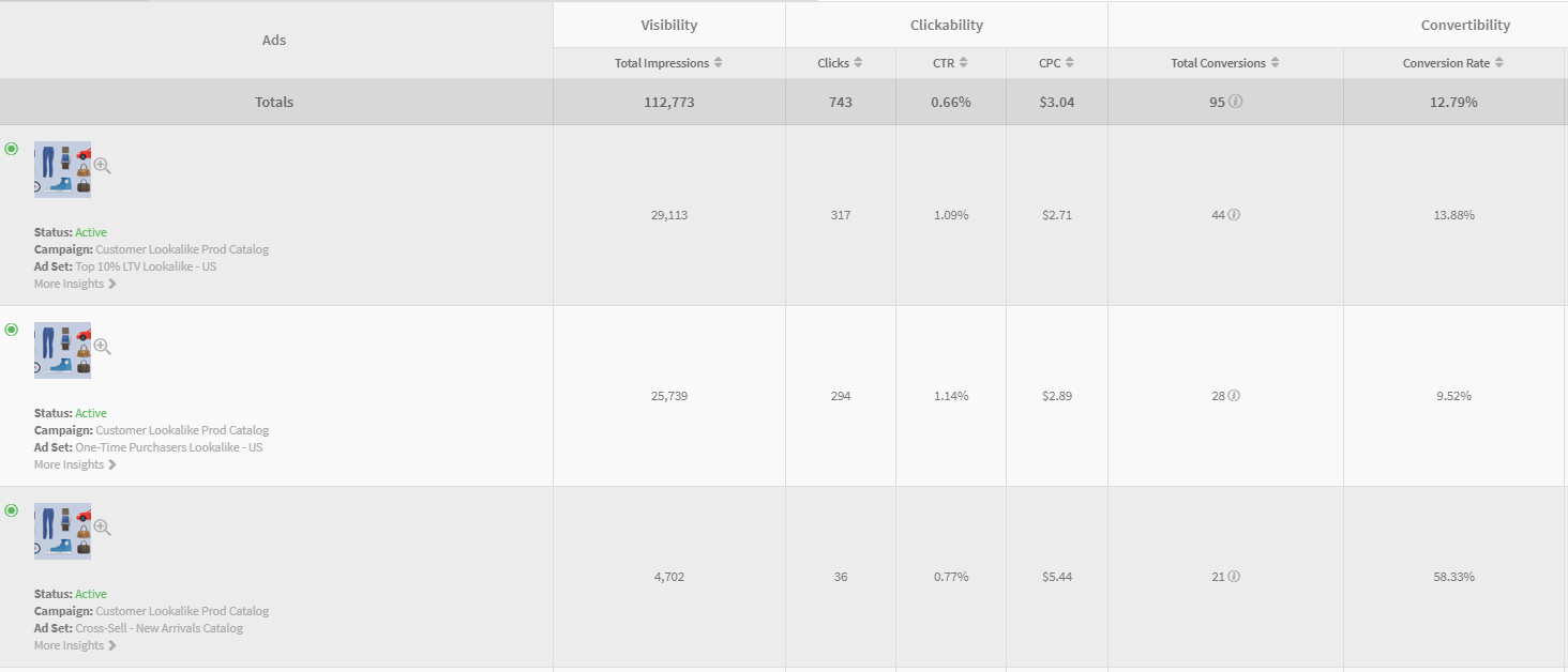 lookalike audience conversion data