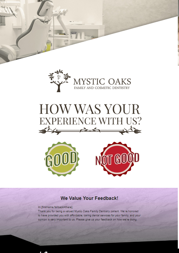 dental review email
