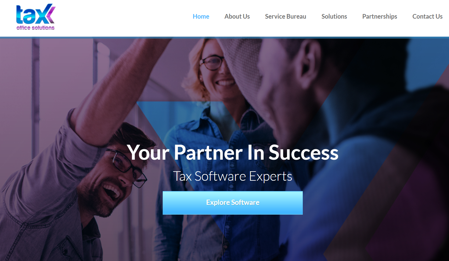 accounting branded website