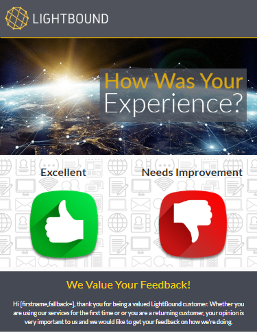 it managed services email template
