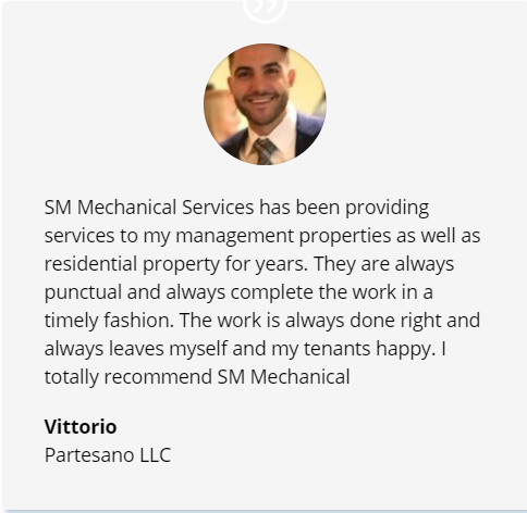 best hvac websites testimonial
