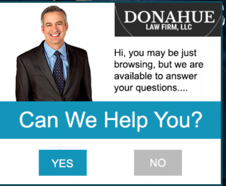 best law firm website chat