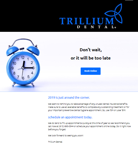 dental marketing case study email