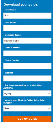 gated content form