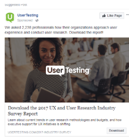 facebook retargeting ad