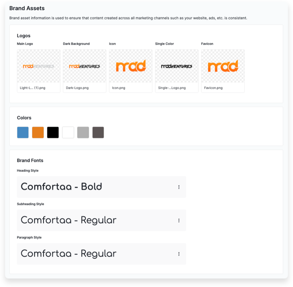 Branded Assets Introducing the Improved Brand Profile - Marketing 360® Blog