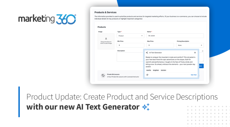 Product Update: Create Product and Service Descriptions with our new AI ...
